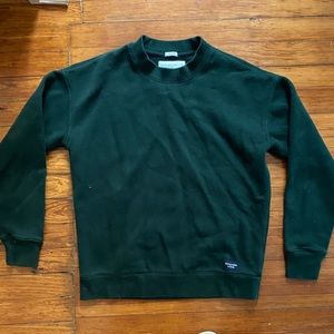 Dark Green Abercrombie Crew Neck Sweatshirt